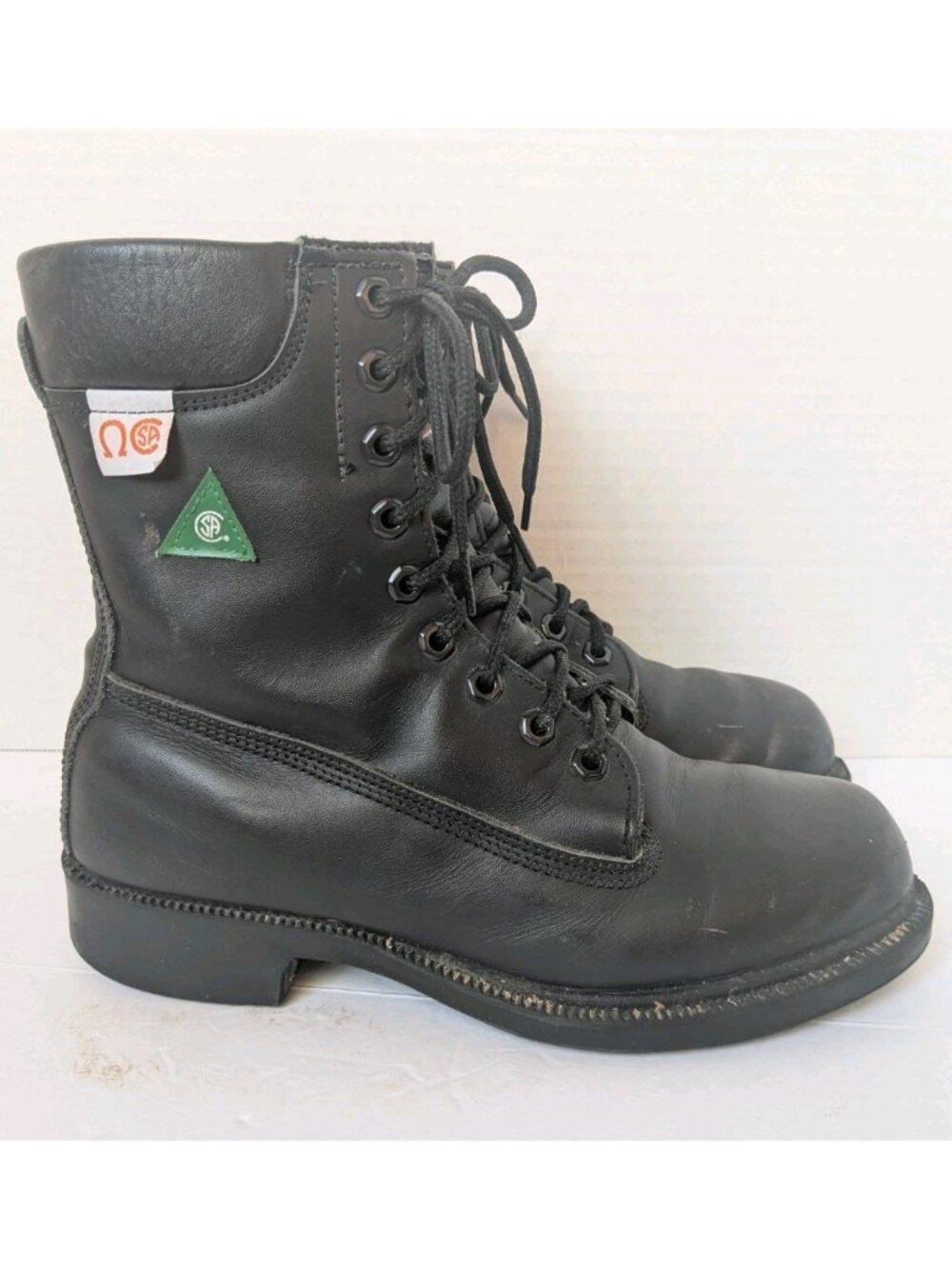 Vintage Lehigh LM 3923 Men Sz 6.5 Work Boots Gore-Tex Steel Toe Met Guard Canada